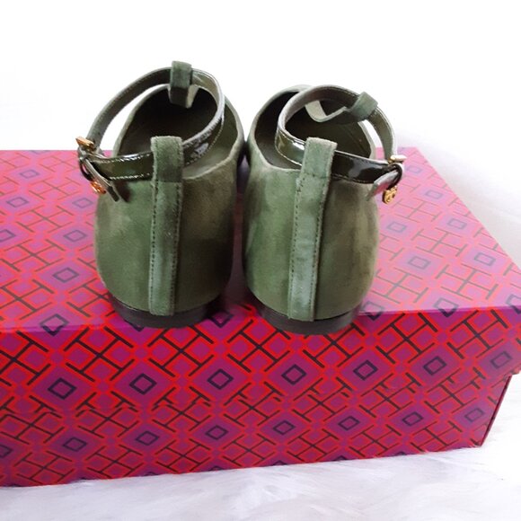 Tory Burch Ashton T-strap Mary Jane Flat Women's Shoes size 5M - Picture 5 of 11